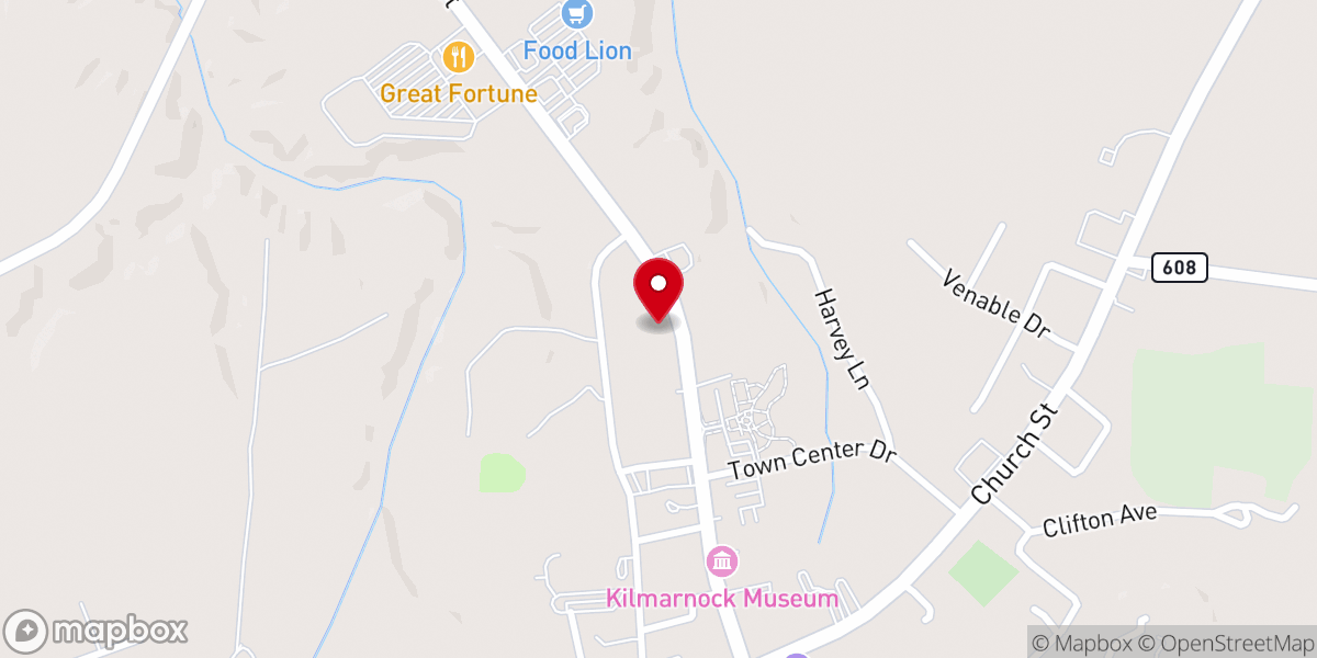Map showing location of Bay Center for Spiritual Development Inc