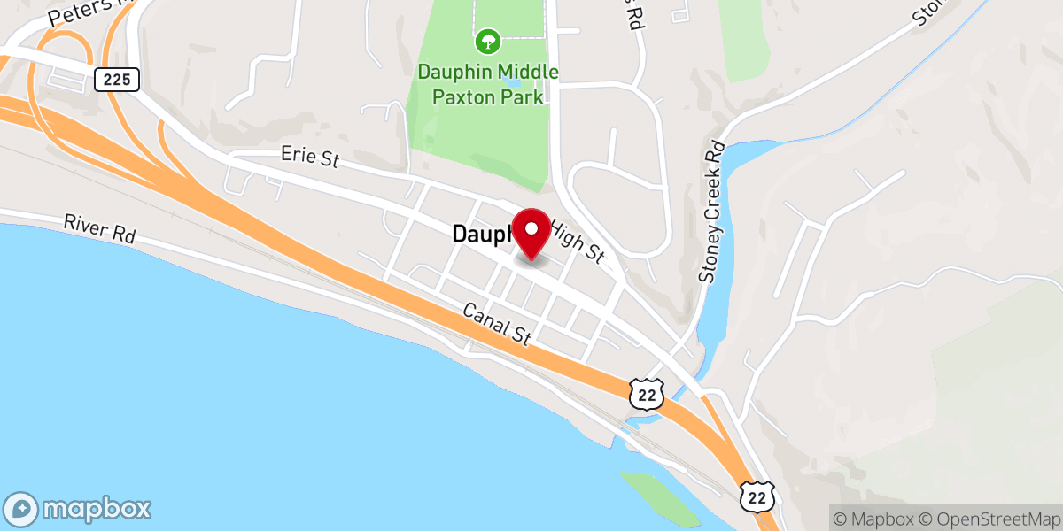 Map showing location of Freedom Bible Fellowship Church