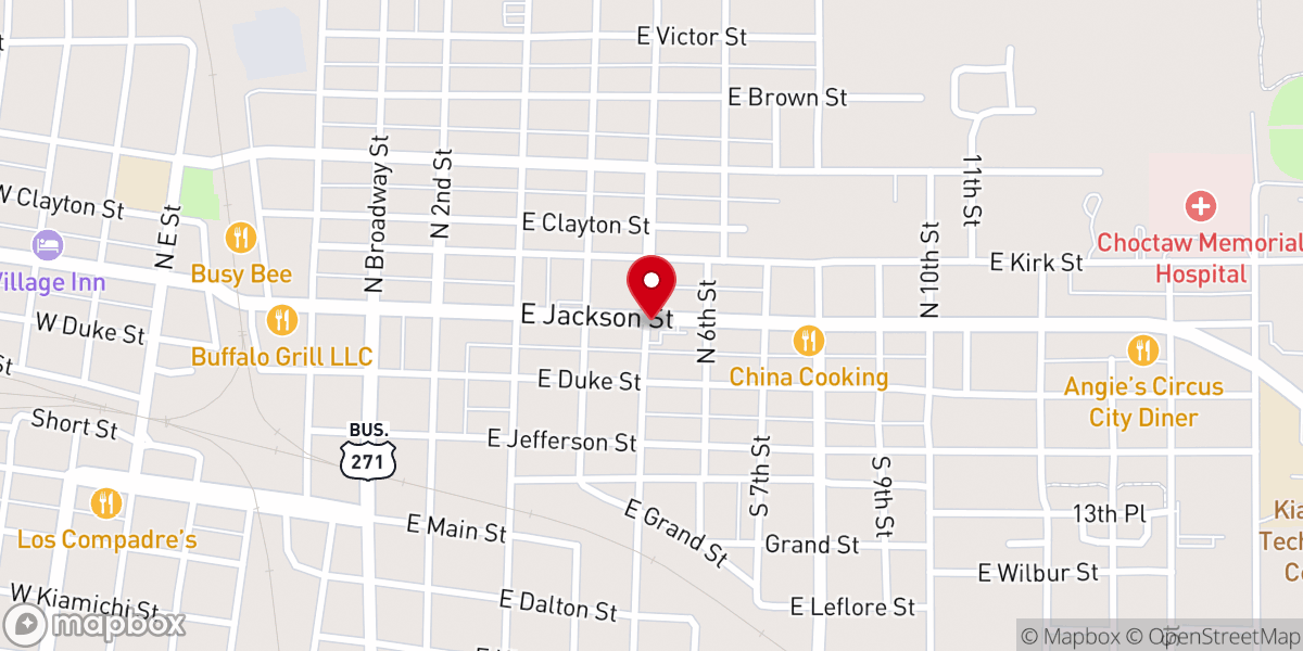 Map showing location of Street Preachers