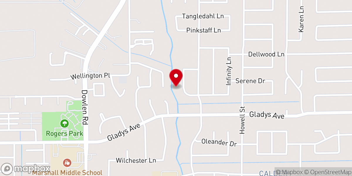 Map showing location of Refuge Temple Ministries Inc