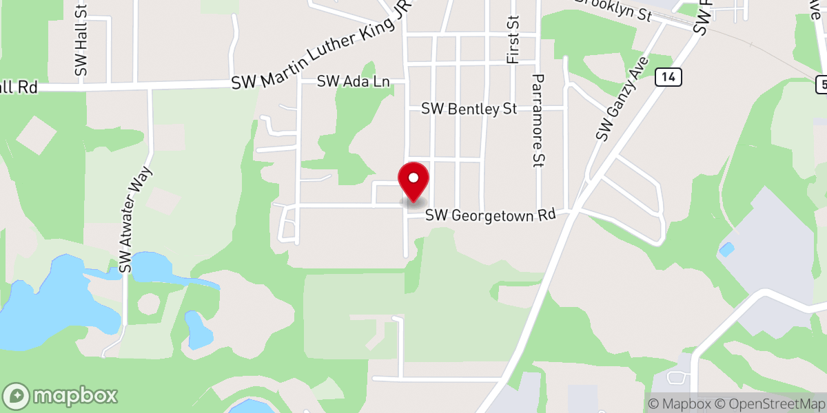 Map showing location of St James Missionary Baptist
