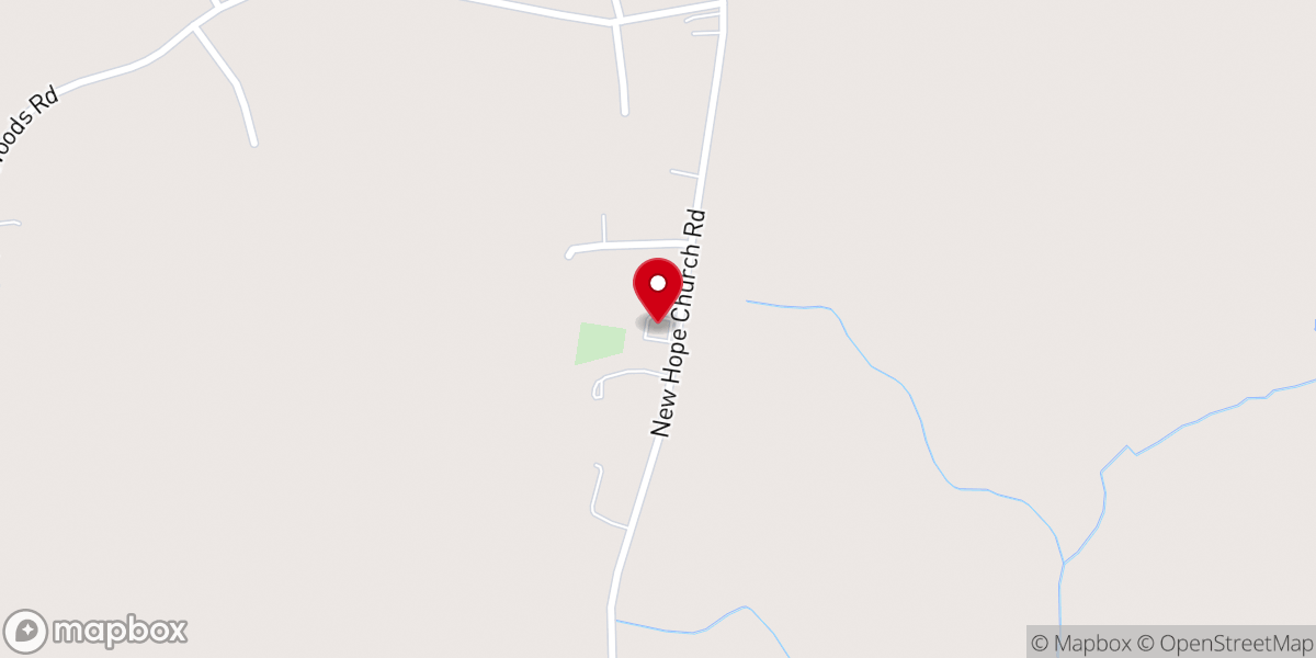 Map showing location of St Matthews Baptist Church