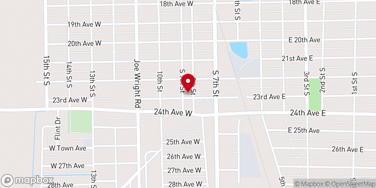 Map showing location of Body of Christ Ministries