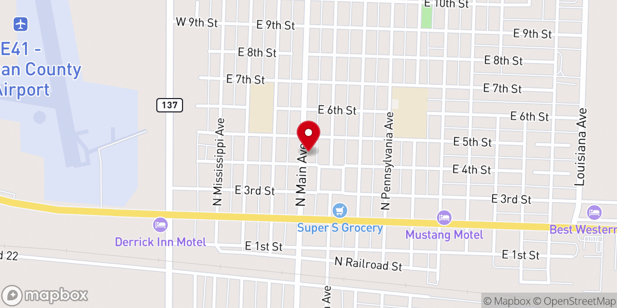 Map showing location of Hope in Christ