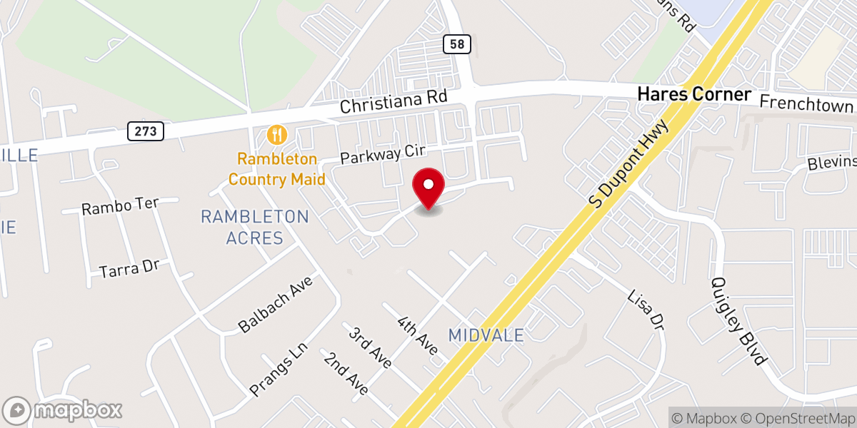 Map showing location of Prevailing Church International