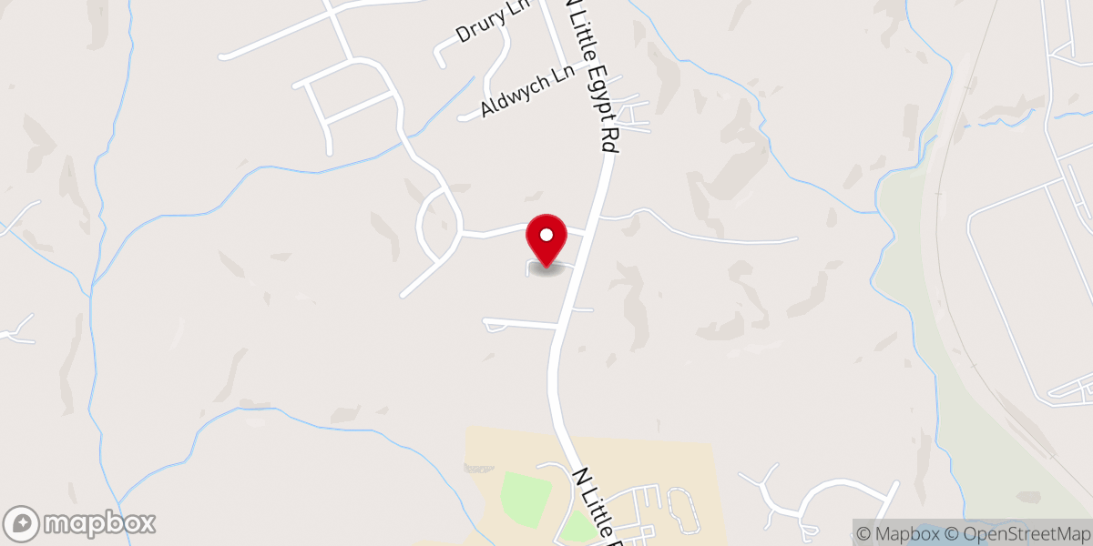 Map showing location of Christ Church ARP