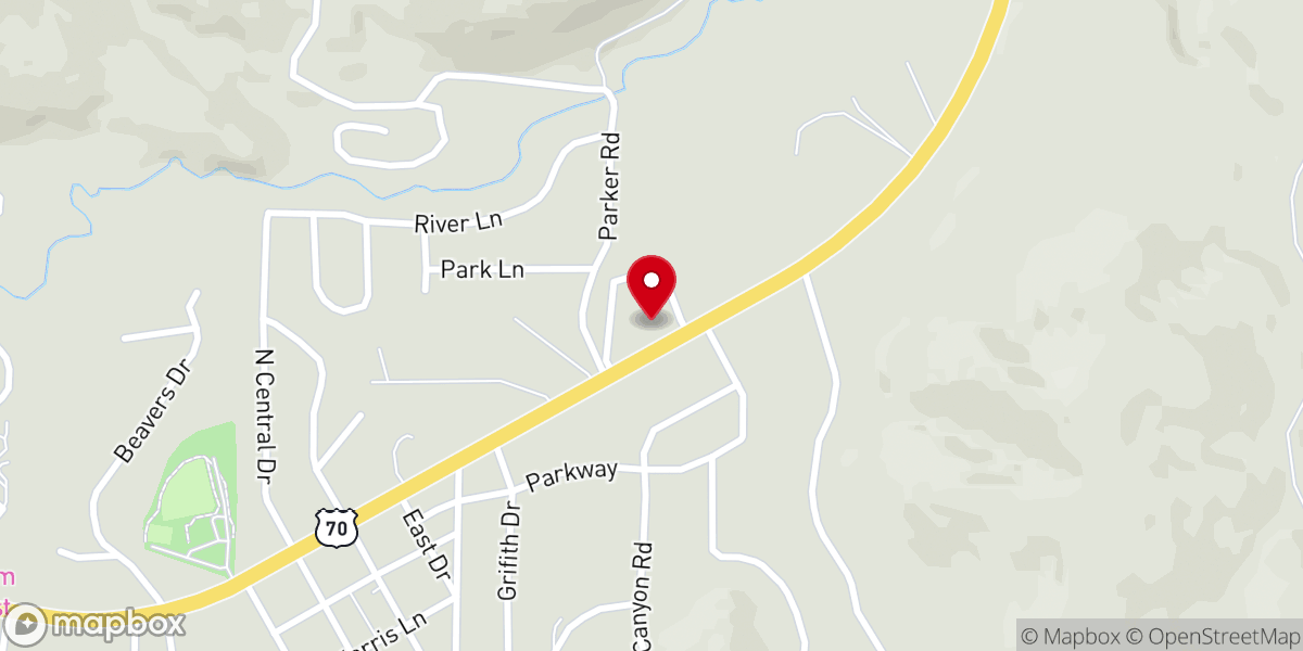 Map showing location of Cornerstone Church