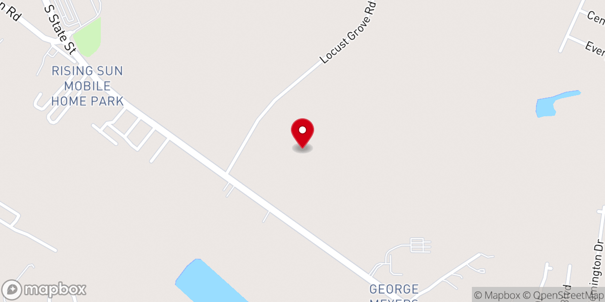 Map showing location of Worship Christian Center