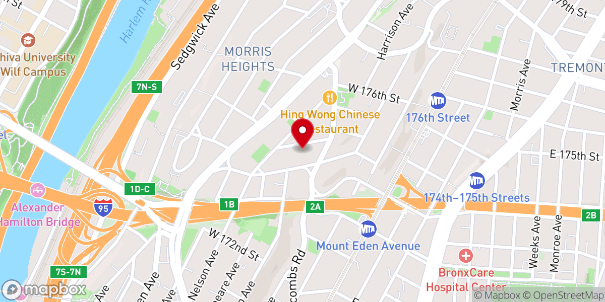 Map showing location of Nelson Gregory P