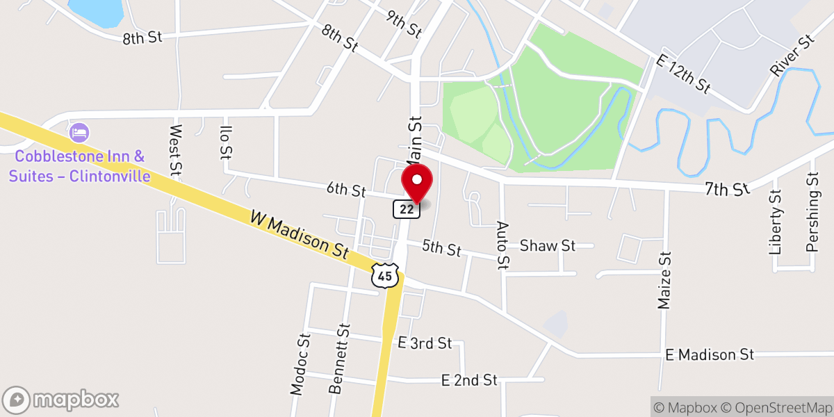 Map showing location of Compassionate Connections Center