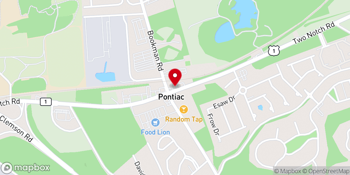 Map showing location of Pure Dominion Ministries