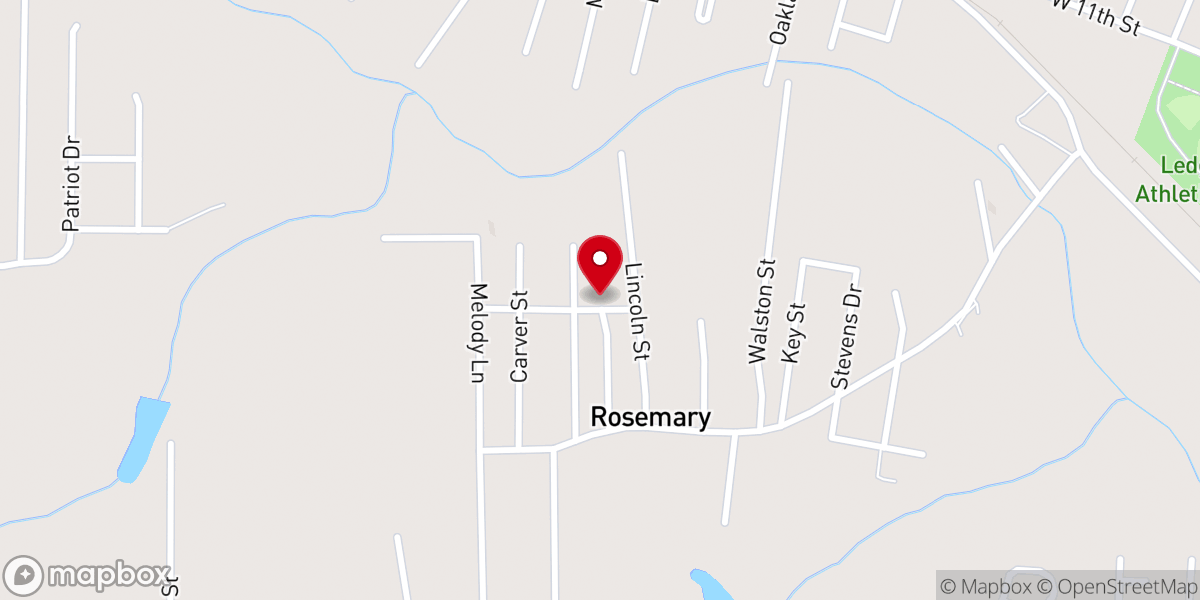 Map showing location of Lincoln Heights Apostolic Church