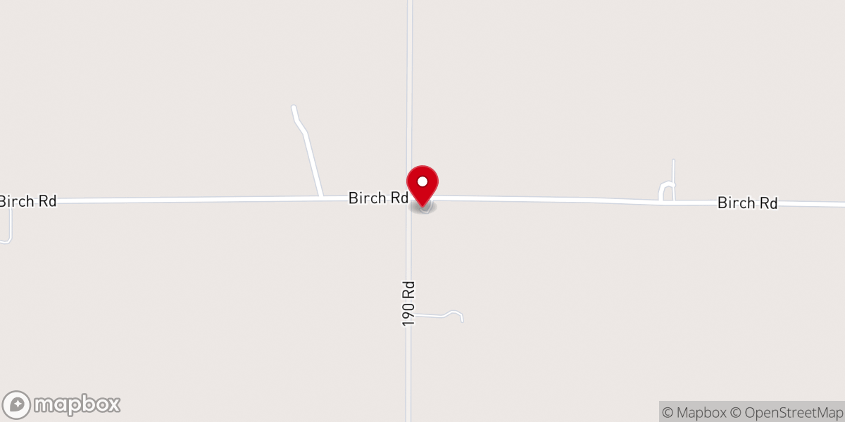 Map showing location of Olive Hill Church