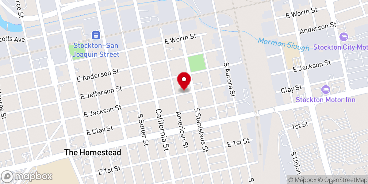 Map showing location of Faith Church of God in Christ