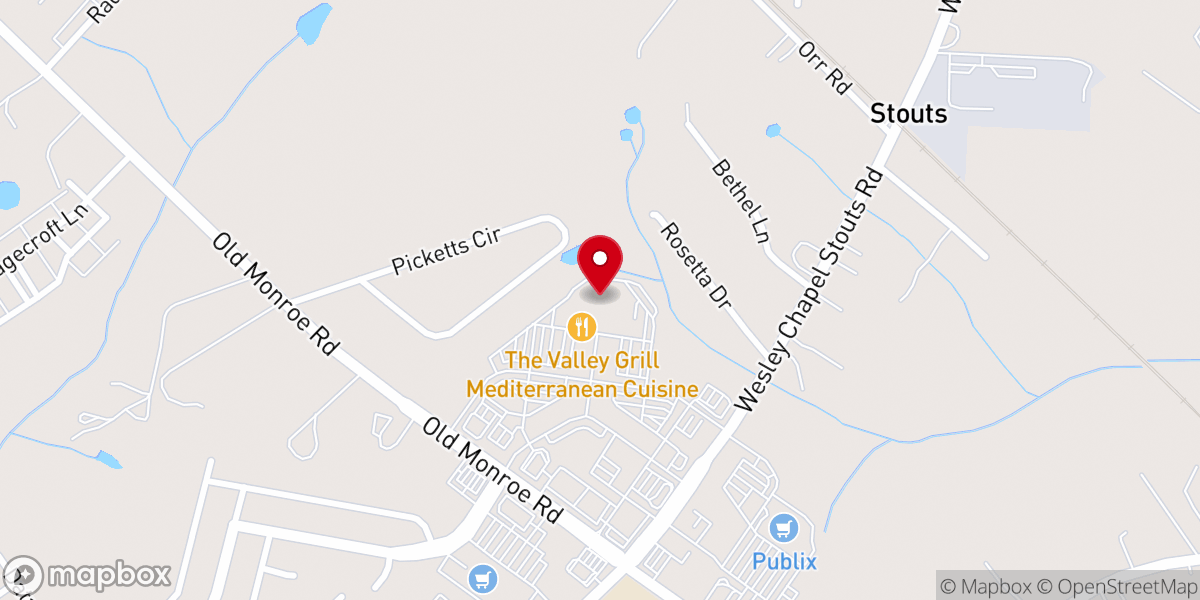 Map showing location of 704 Church