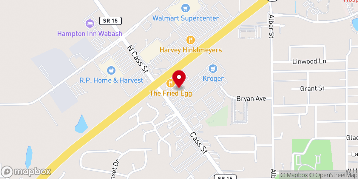 Map showing location of Joy Christian Bookstore
