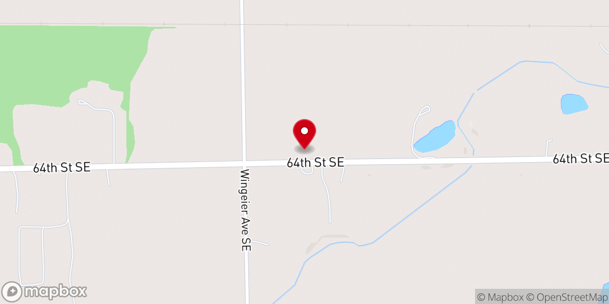 Map showing location of Cherry Blossom Barn