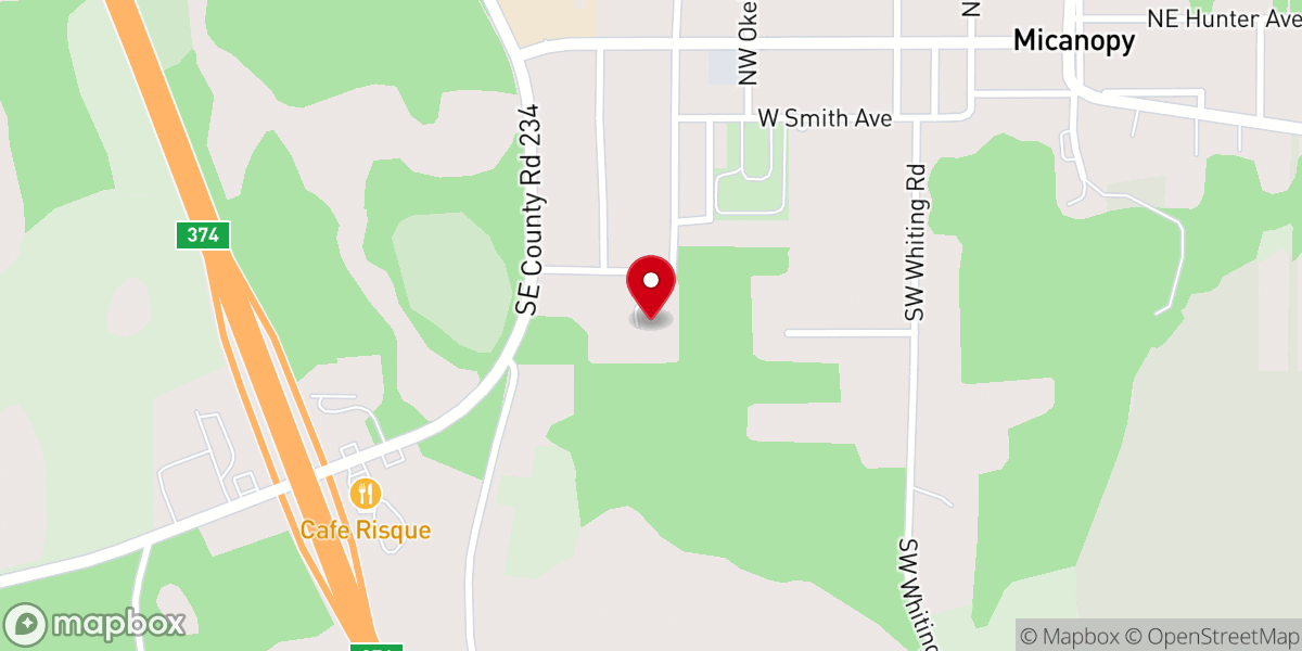 Map showing location of Grace Temple Outreach