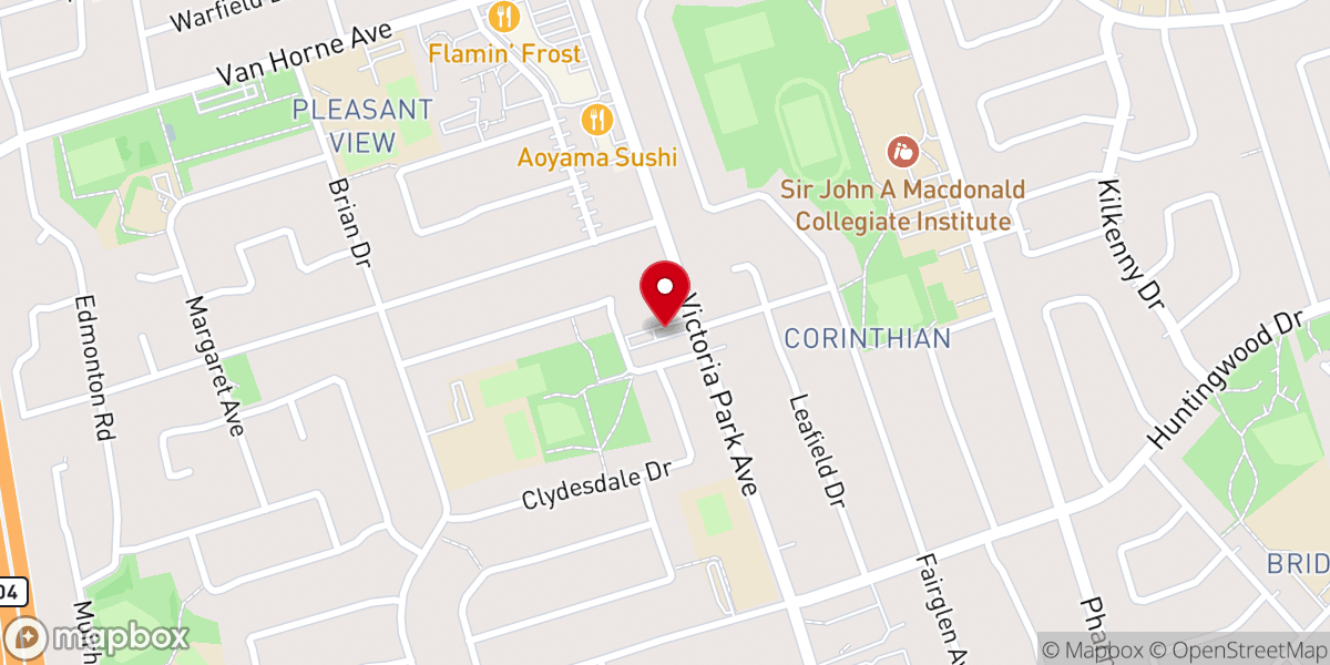 Map showing location of Christ Emmanuel Community Church