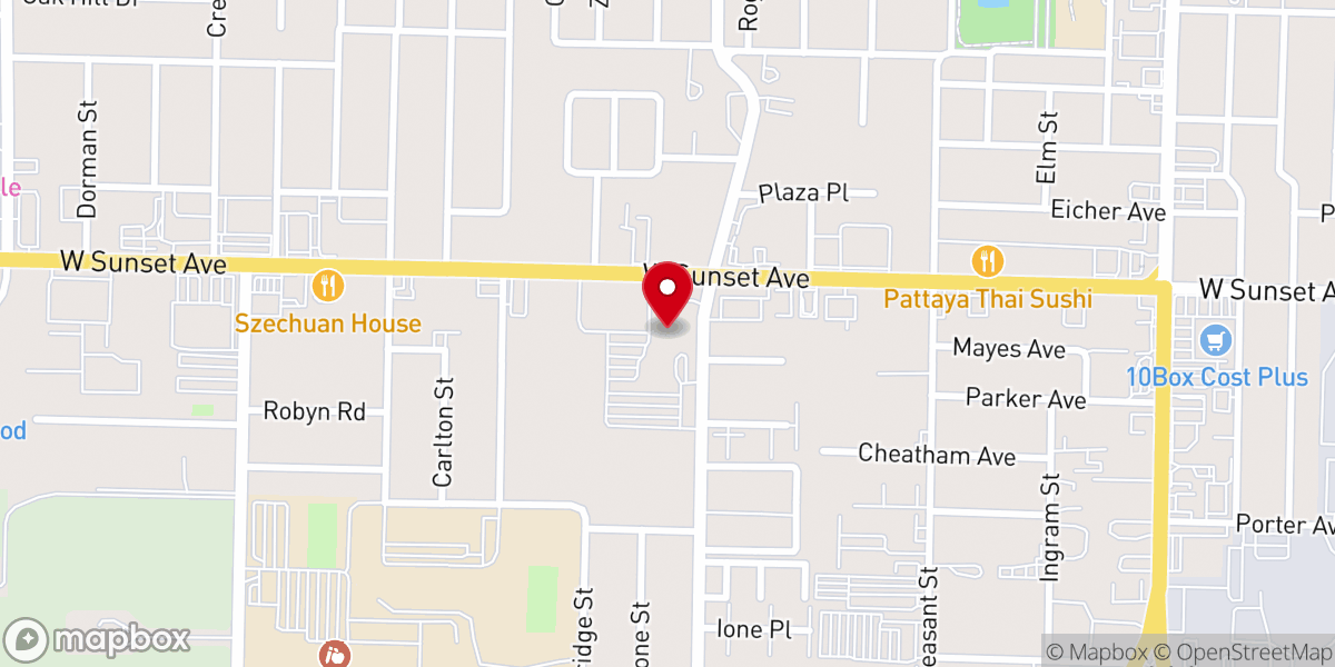 Map showing location of St. Raphael Catholic Church