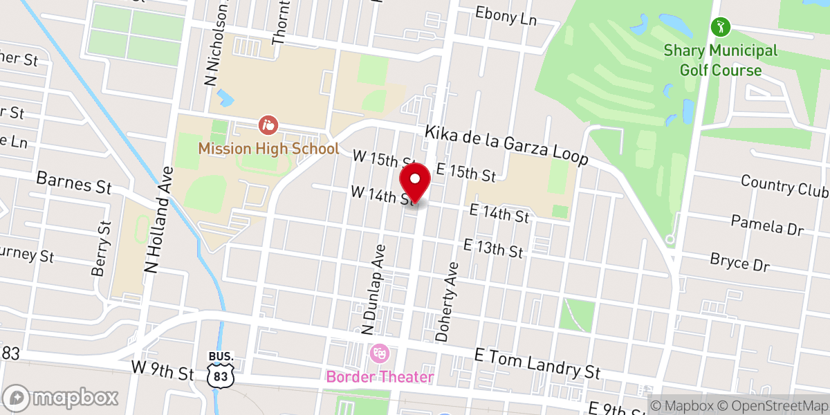 Map showing location of Centro Familiar Cristiano Bethel