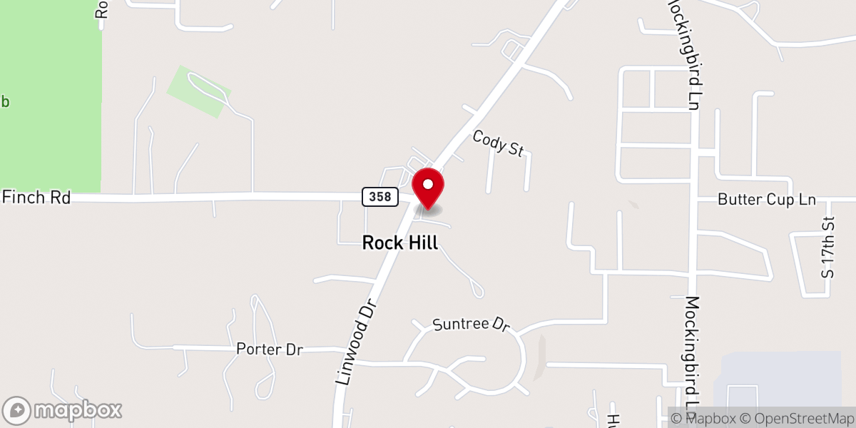 Map showing location of Greene County Baptist Associates