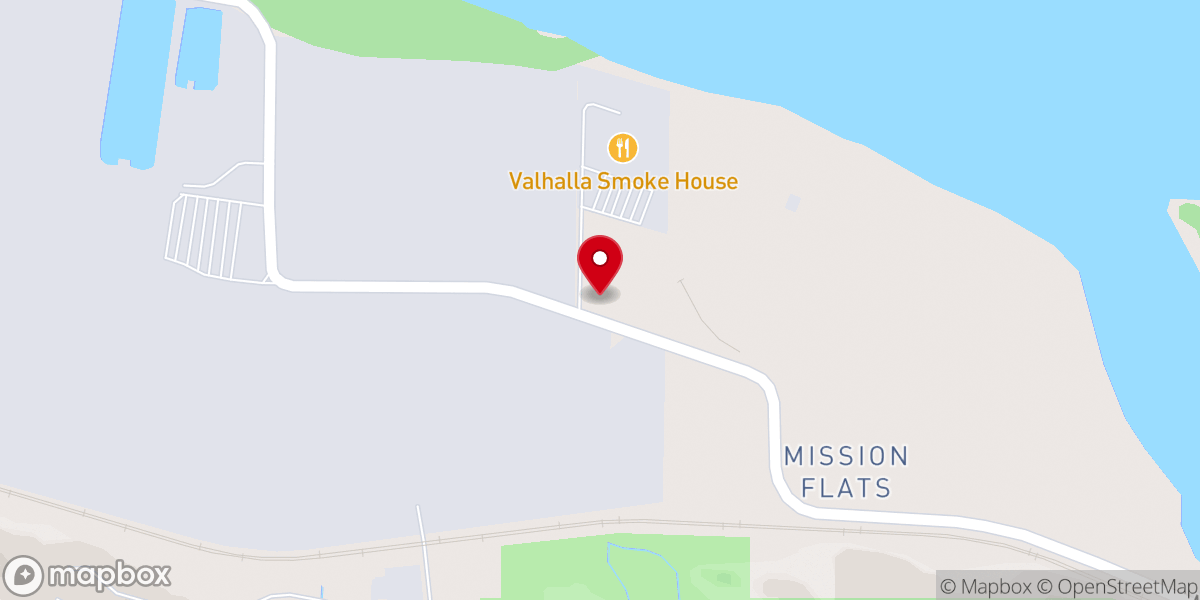 Map showing location of 1850 Mission Flats Rd #100