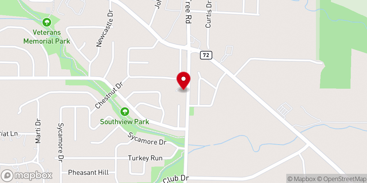 Map showing location of Rolla Seventh-day Adventist Church