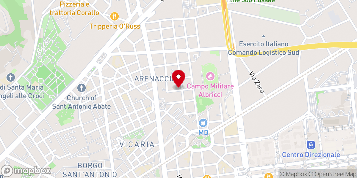 Map showing location of Chiesa Cristiana Evangelica "Cristo Senza Frontiere".