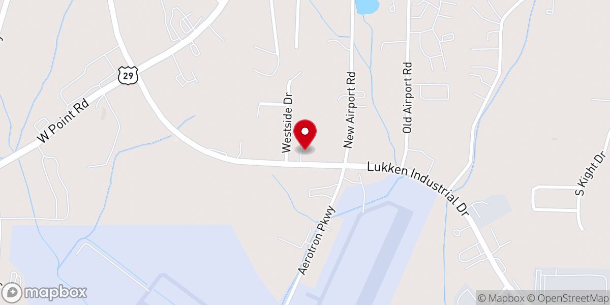 Map showing location of word of grace christian center lagrange ga