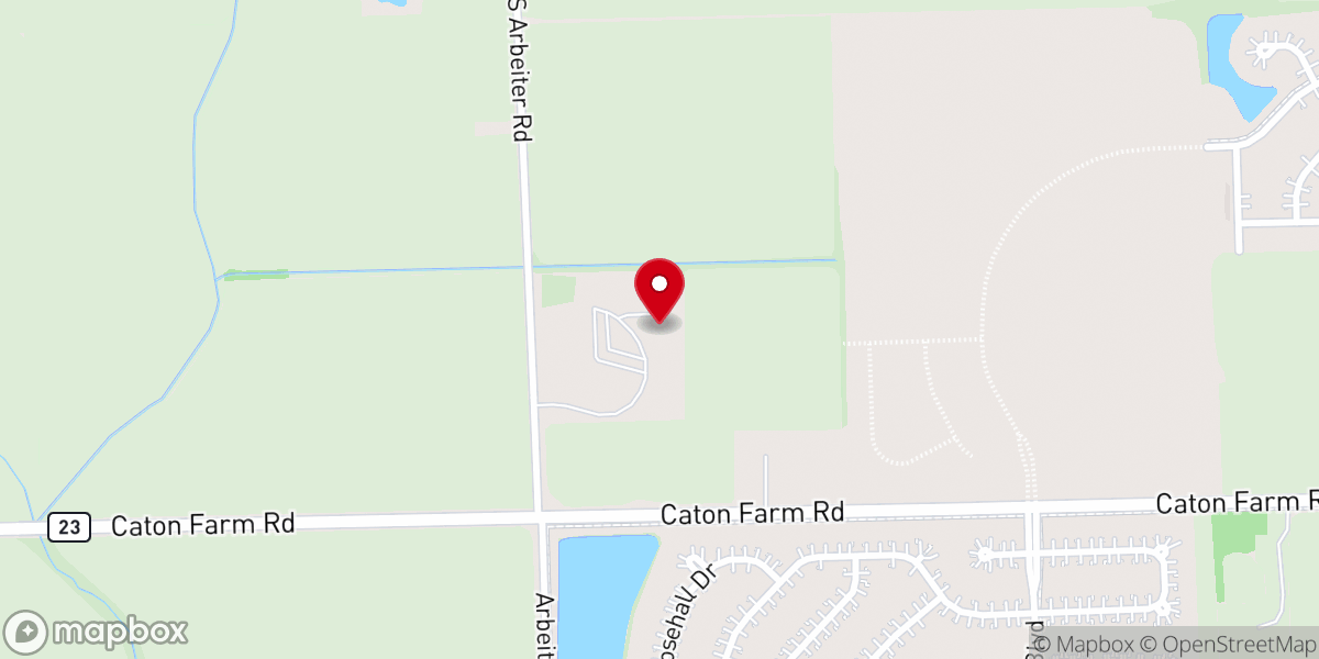 Map showing location of St. Francis Xavier Catholic Church