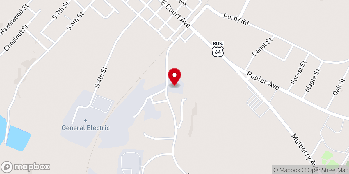 Map showing location of Cypress Creek FBC