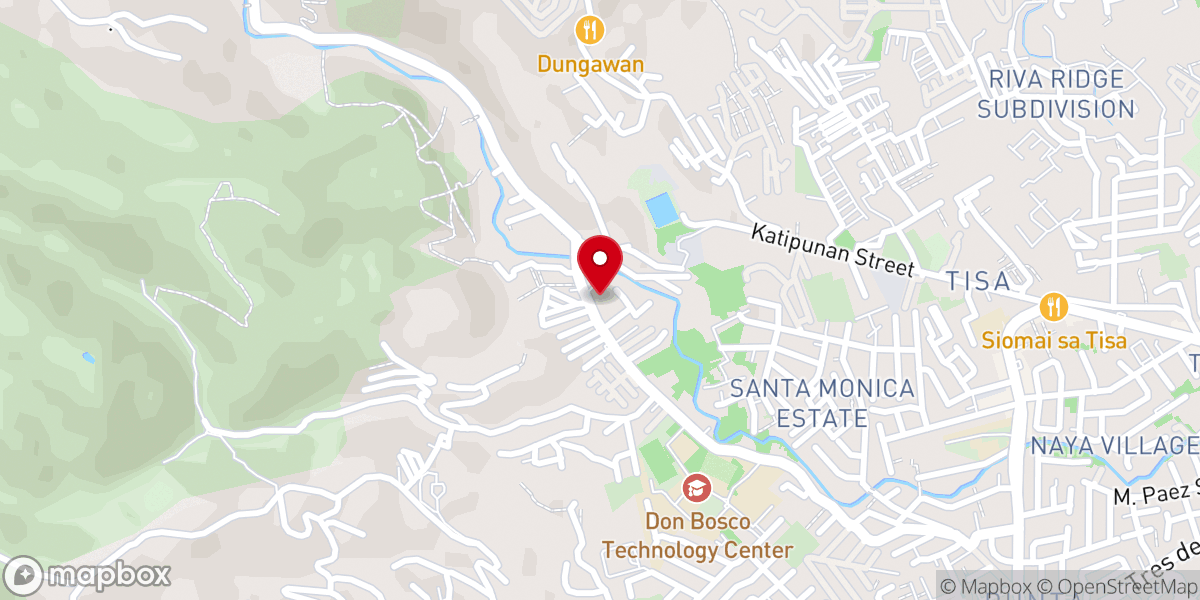 Map showing location of Mary Help of All Christians Parish