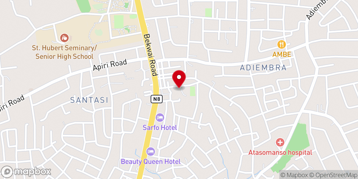 Map showing location of Mt. Olivet Methodist Church