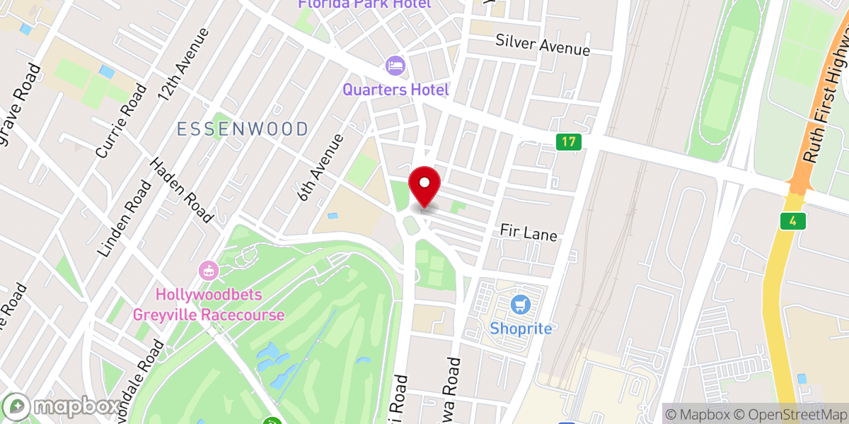 Map showing location of St Mary's Church