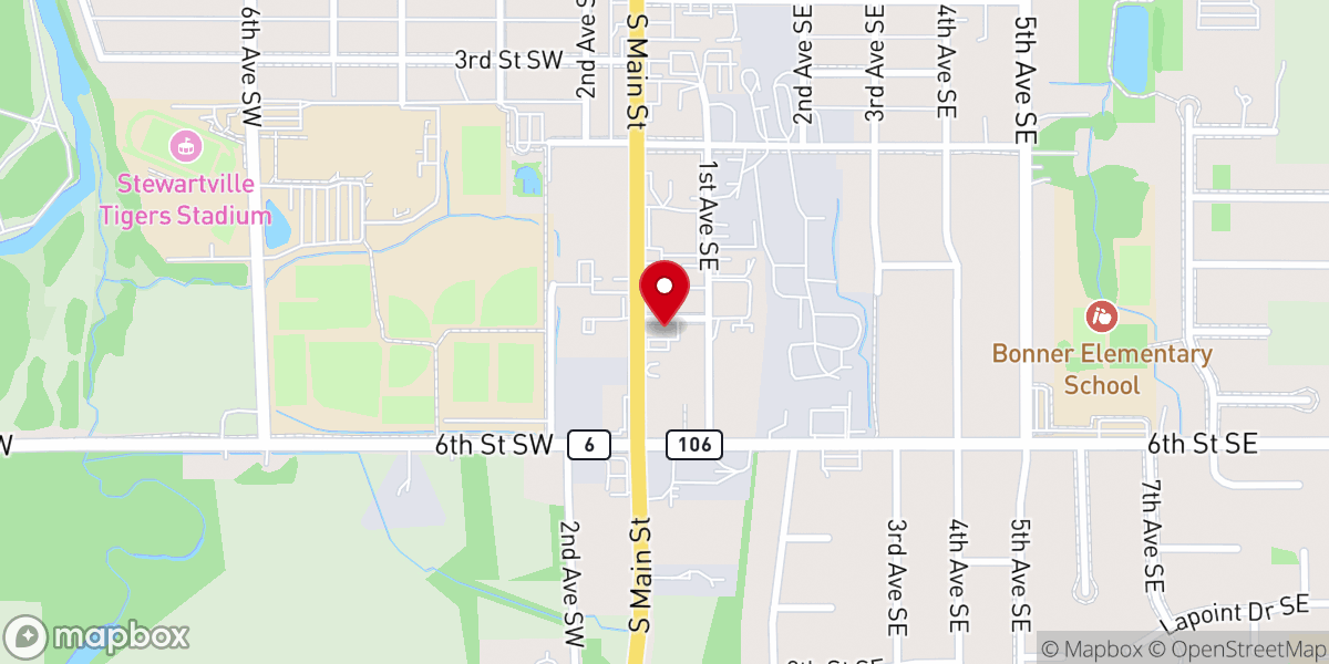 Map showing location of Redemption Hill Church