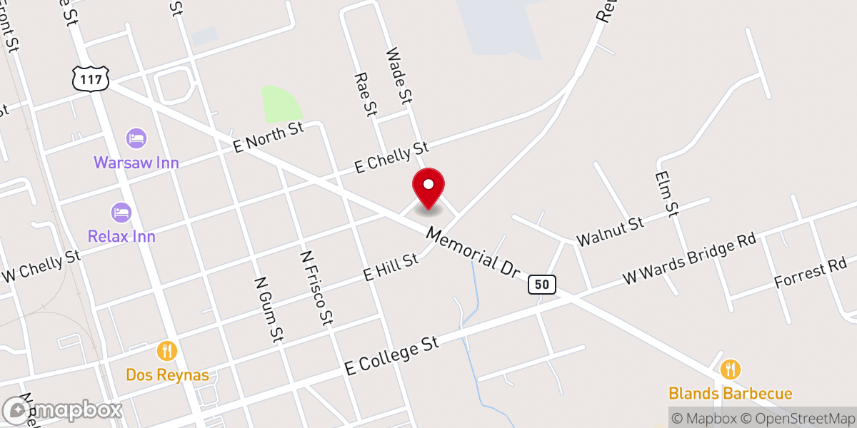 Map showing location of catchusatcalvary