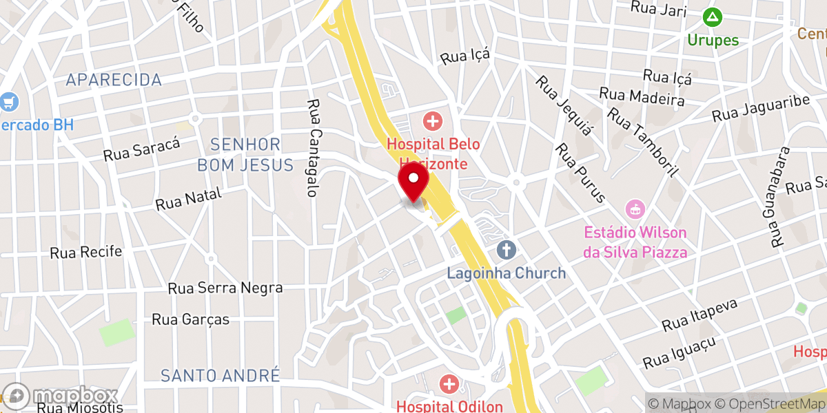 Map showing location of Igreja Pentecostal Nações Para Cristo Na Terra
