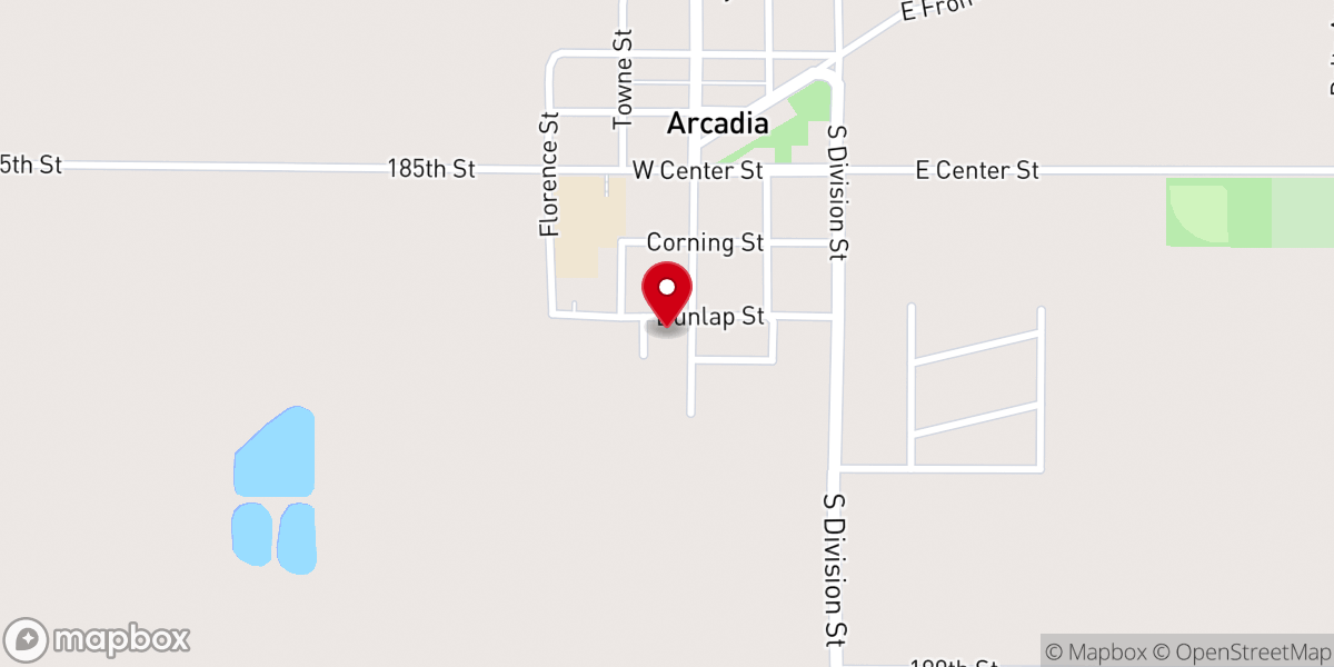 Map showing location of St John The Baptist Catholic Church