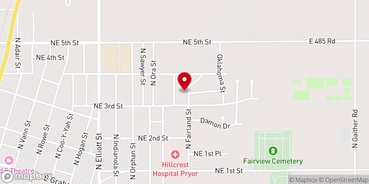 Map showing location of R²H² Ministries
