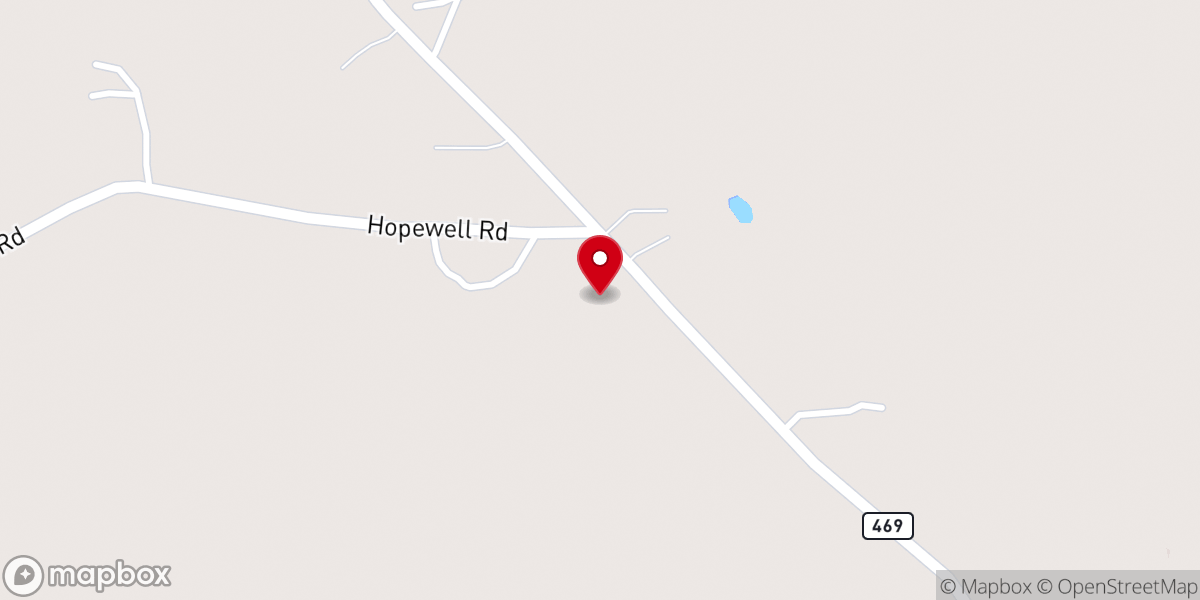 Map showing location of Harrisville Community Park