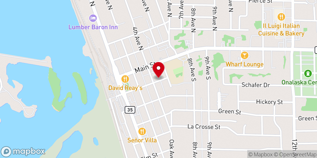 Map showing location of First Lutheran Preschool
