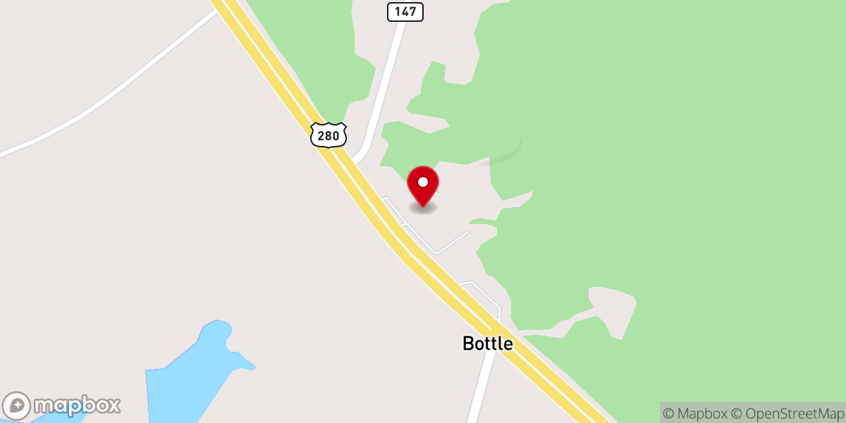 Map showing location of Casa De Dios