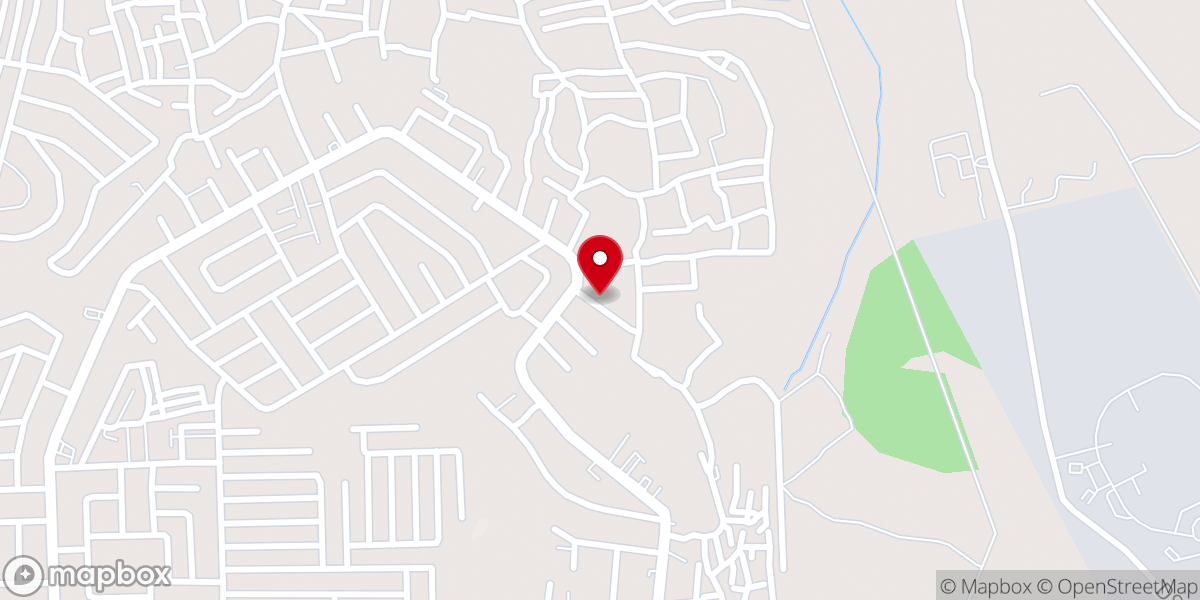 Map showing location of Faith Baptist Church