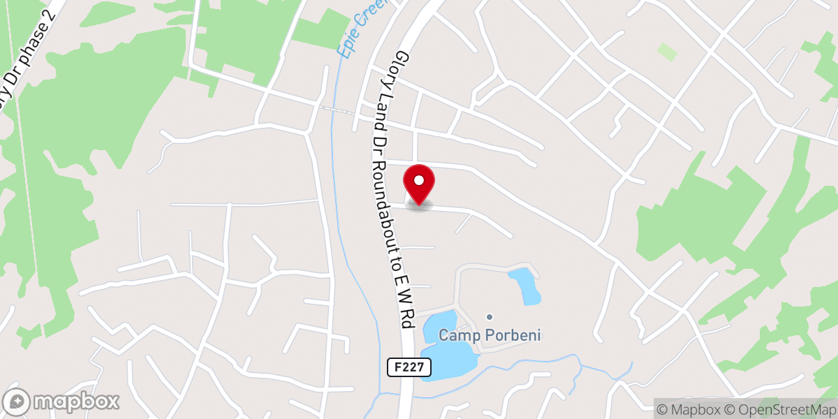 Map showing location of RCCG Pharez Parish
