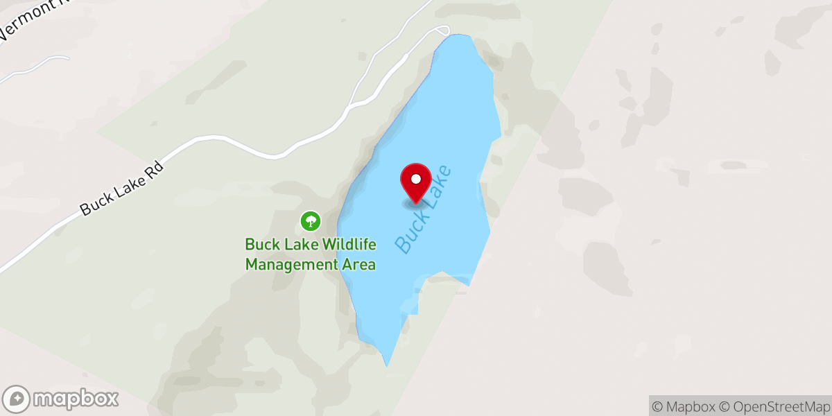 Map showing location of Buck Lake