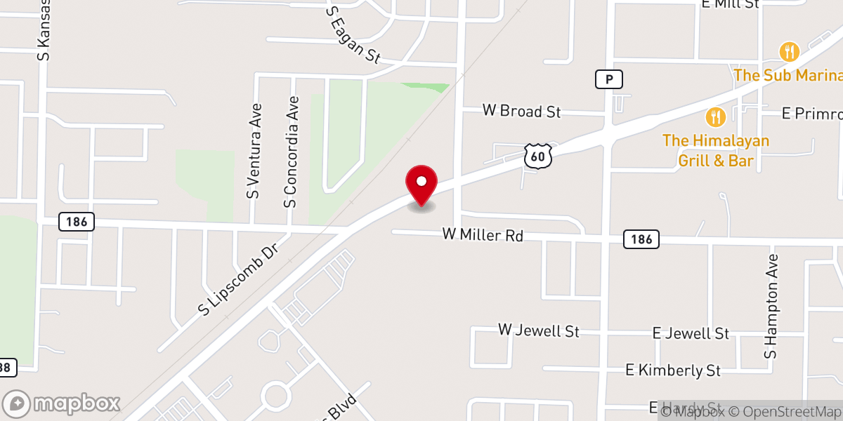 Map showing location of Republic Area Chamber of Commerce