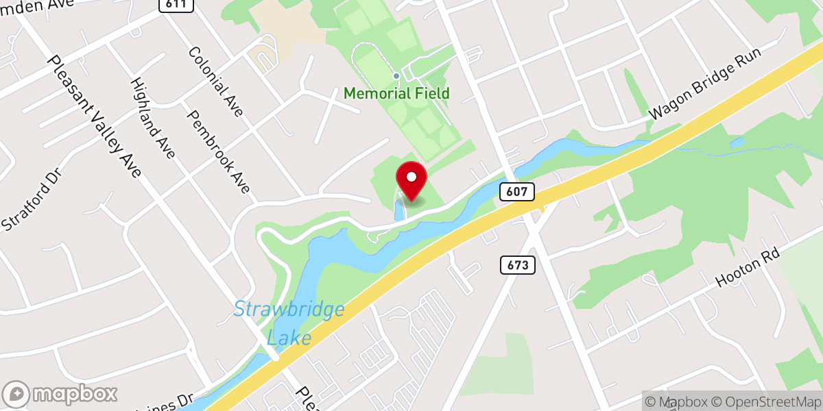 Map showing location of Haines Park