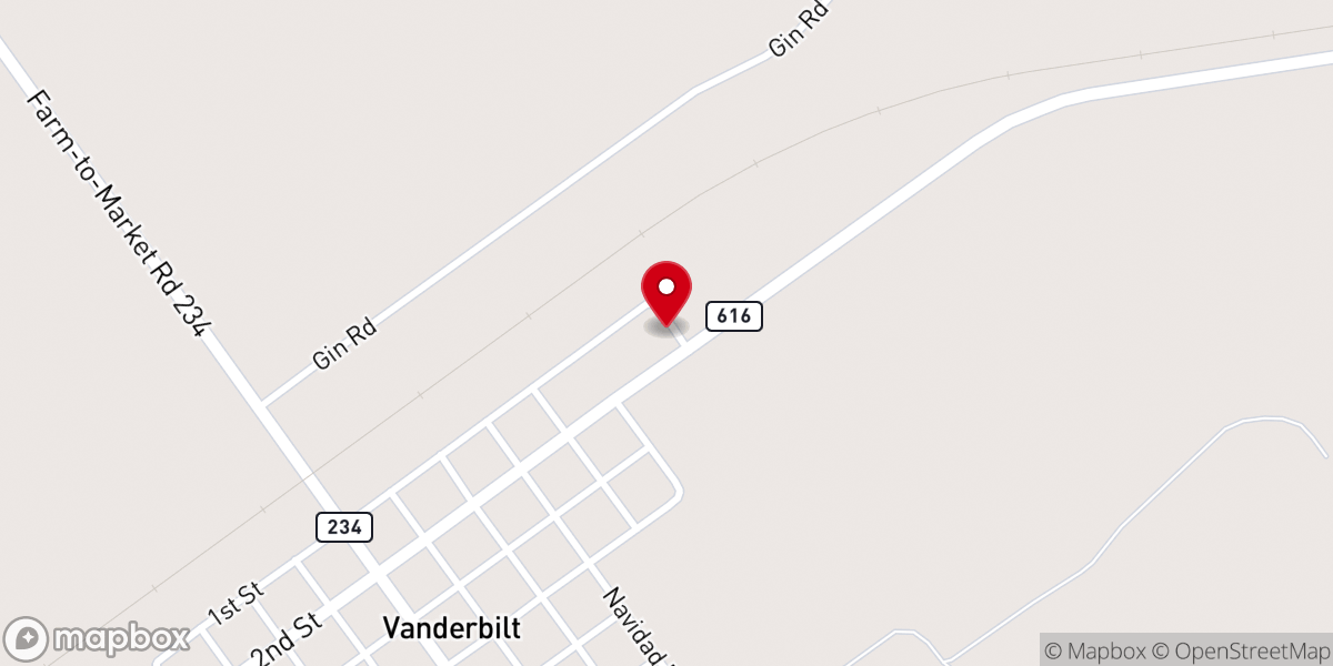 Map showing location of Pure Light Baptist Church