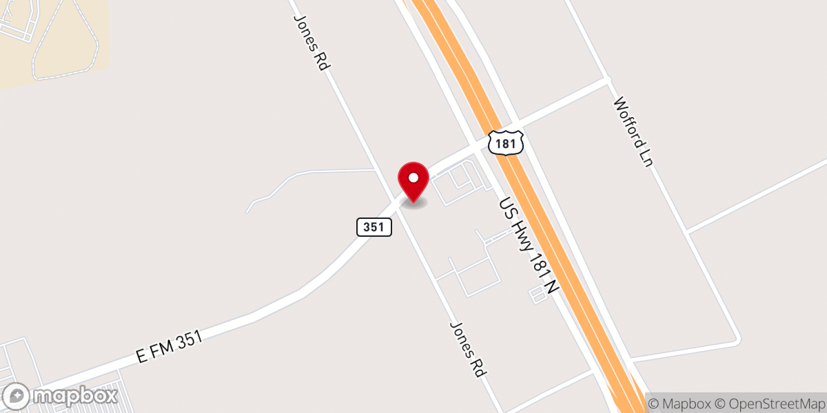 Map showing location of Faith Lutheran Church